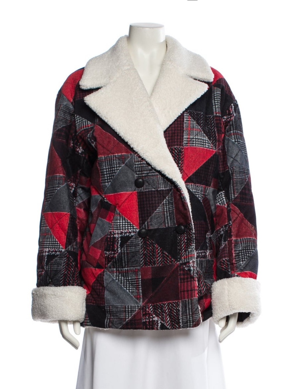 Derek Lam patchwork jacket, size small